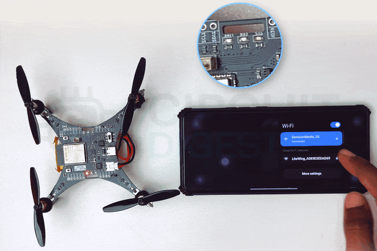LED blink  Link button working demonstration