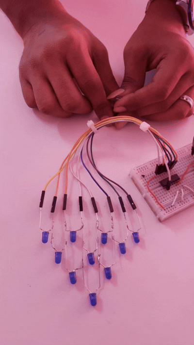 LED Chaser working demonstration