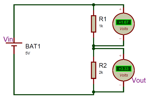 voltage divider circuit calculator